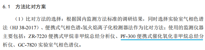 《固定污染源廢氣總烴、甲烷和非甲烷總烴的測(cè)定便攜式催化氧化-氫火焰離子化檢測(cè)器法》